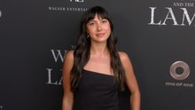 Zoey Moses on the red carpet at the premiere of "The Wolf and the Lamb"