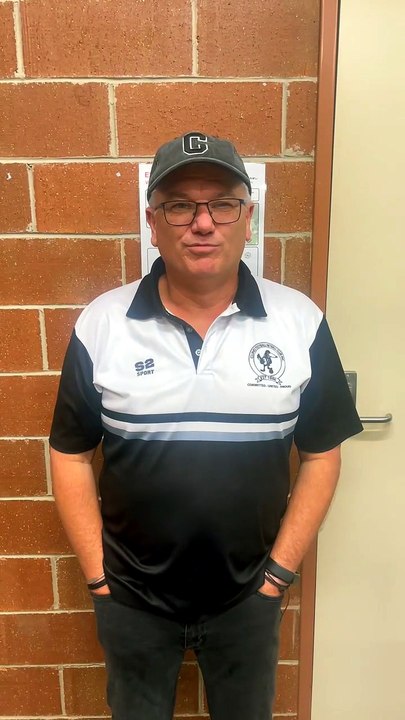 Clunes coach Tim Shearer after Anzac Day win over Ballan
