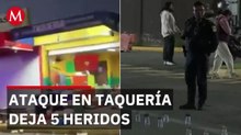 Balacera en Álvaro Obregón: grupo armado ataca taquería y deja varios heridos