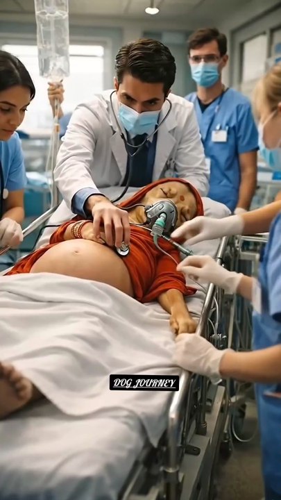 No one helped the poor puppy 🐕 so he carried a load to get his mother's treatment 😭