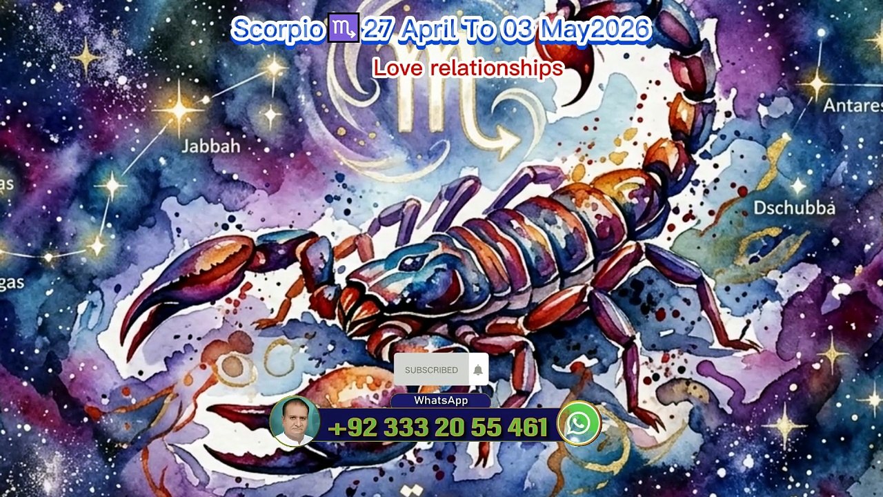 Scorpio♏27,April,To,03,May2026 #weeklyupdates #horoscope #sattar_Bakaar_official