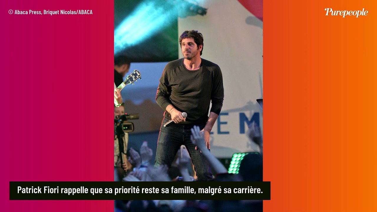 Patrick Fiori évoque ses trois enfants et l'importance de la musique au sein de leur foyer