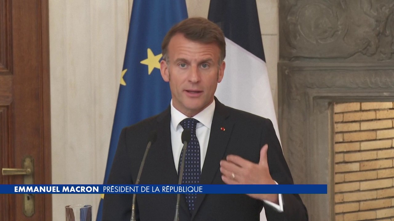 Emmanuel Macron plaide pour une Europe forte