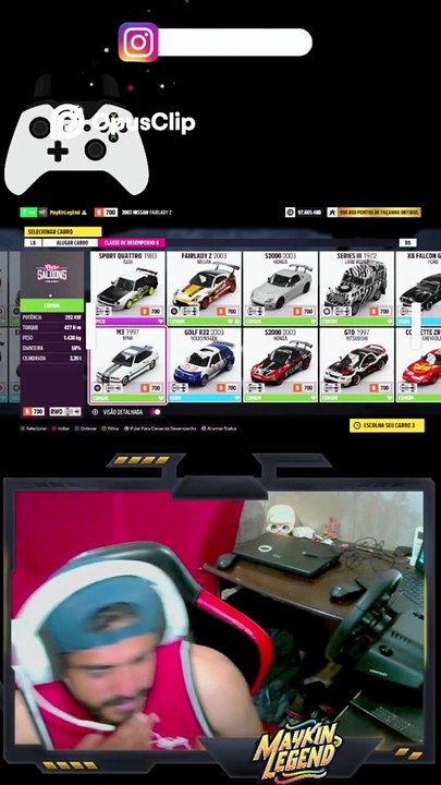 Escolha de Carro_ BMW com Tração Traseira no Jogo!