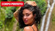Aline Campos desafia o frio no Rio e surpreende seguidores