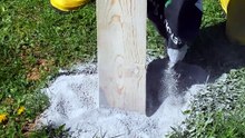 Quick-setting red bag concrete!