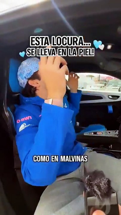 El video de Colapinto que Alpine censuró (versión Malvinas)