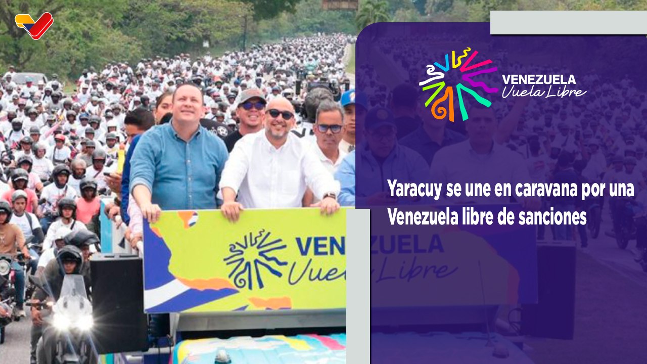 Yaracuy se une en caravana por una Venezuela libre de sanciones