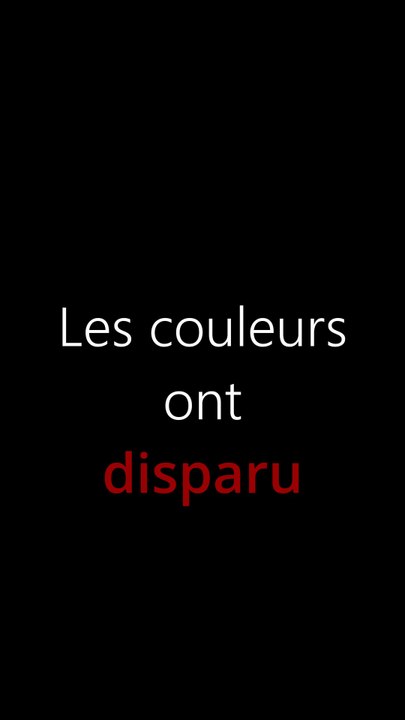 Ou sont passer les couleurs dans les films ?