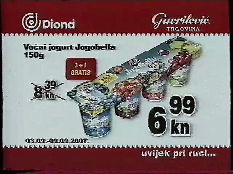Nova TV 02.09.2007. - Reklame i najave