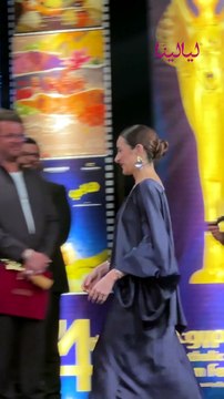تكريم أمينة خليل عن مسلسلها لام شمسية في افتتاح الكاثوليكي للسينما في دورته ال74