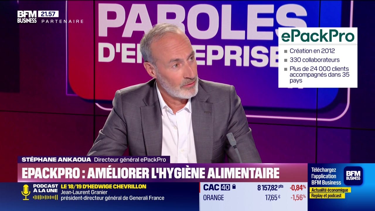 Stéphane Ankaoua (ePackPro) : ePackPro améliore l'hygiène alimentaire - 25/04