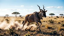 Eland Antelope Power Run