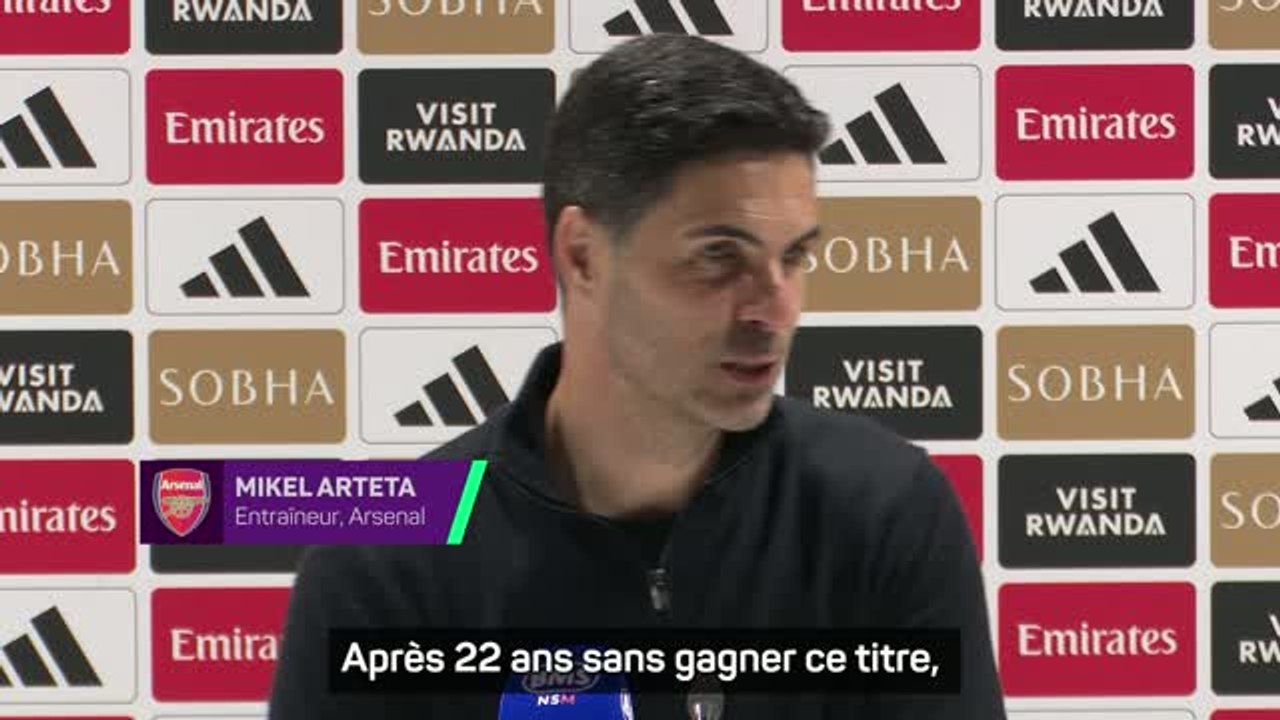 Arsenal - Arteta ne s'attend pas à un parcours sans embûches dans la course au titre
