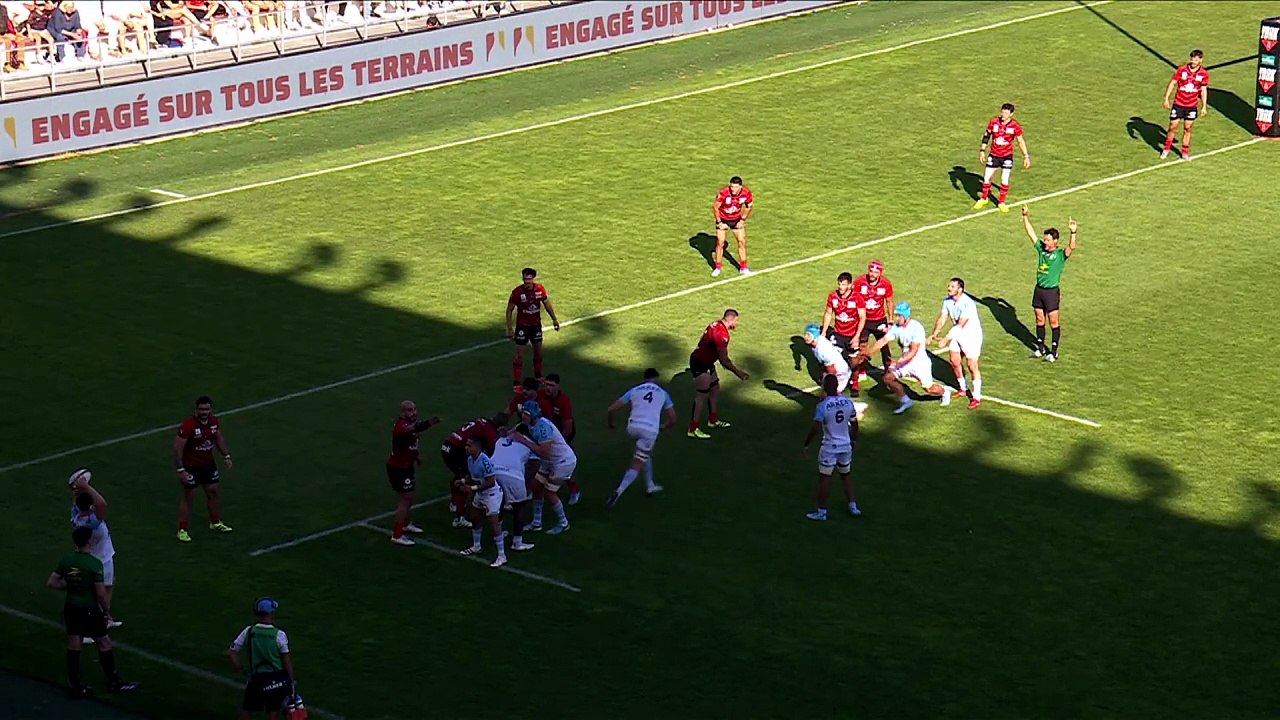 TOP 14 - Essai de Federico MORI (AB) - RC Toulon - Aviron Bayonnais