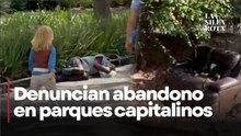 Basura, ratas y vandalismo; el estado de los parques de CDMX