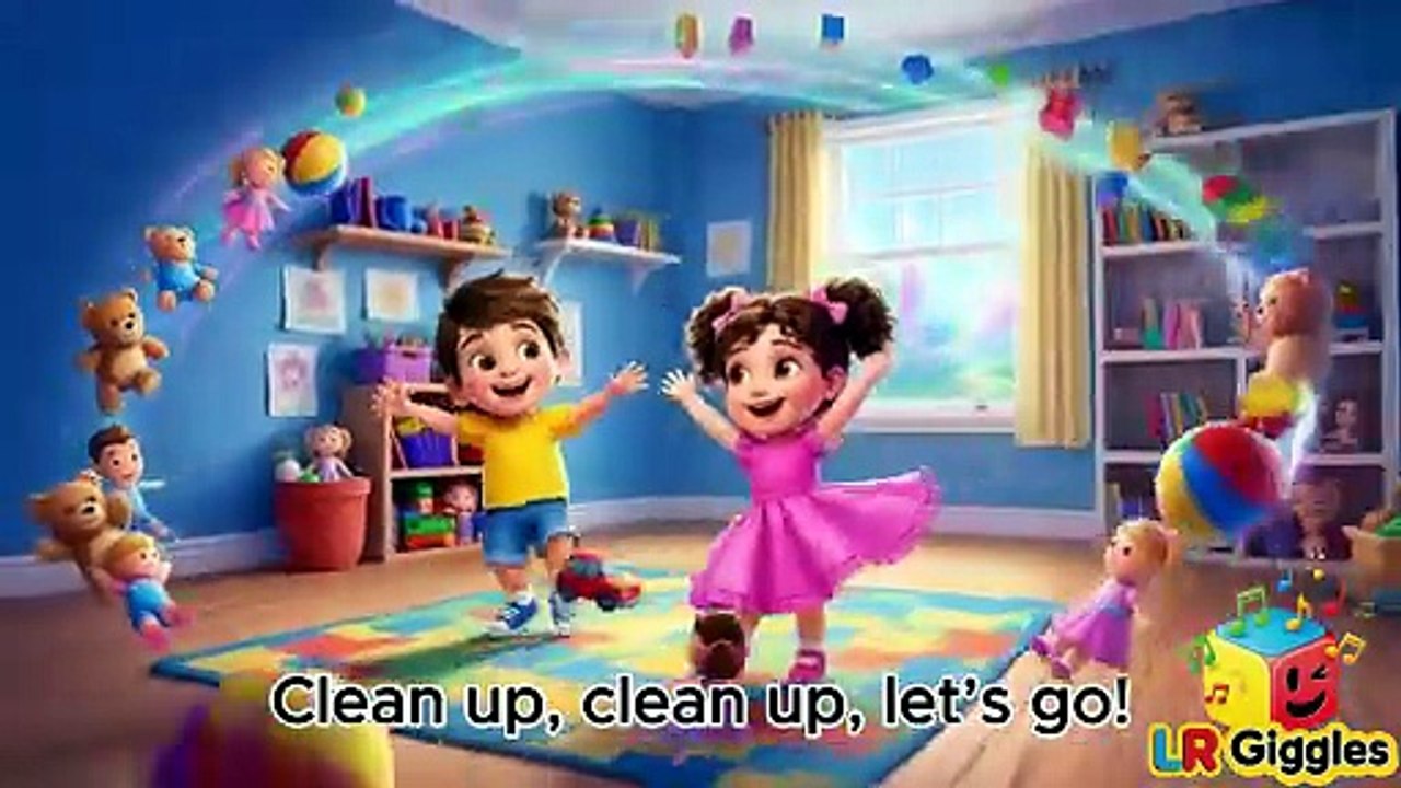 🎵 Clap, Sing & Tidy! ✨ Fun Kids Song That Makes Cleaning a Game! Clean Up, Clean Up! 🎶 | LR Craze