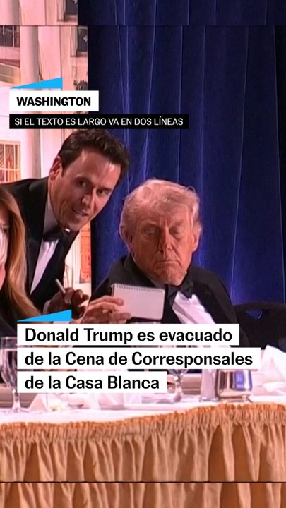 DONALD TRUMP EVACUADO NO USAR