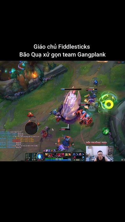Giáo chủ Fiddlesticks Bão Quạ xử gọn team Gangplank #fiddlesticks #gangplank #lienminhhuyenthoai #leagueoflegends #knightriseky