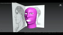 Ponikarovsky: 3DS MAX Practice Polygon Modeling Head Model Video #44 (04-26-2026)