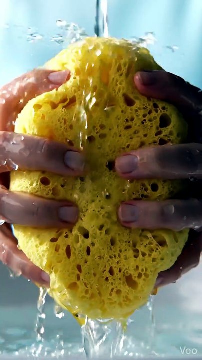 Satisfying Sponge Squeeze ASMR | Relaxing Water...