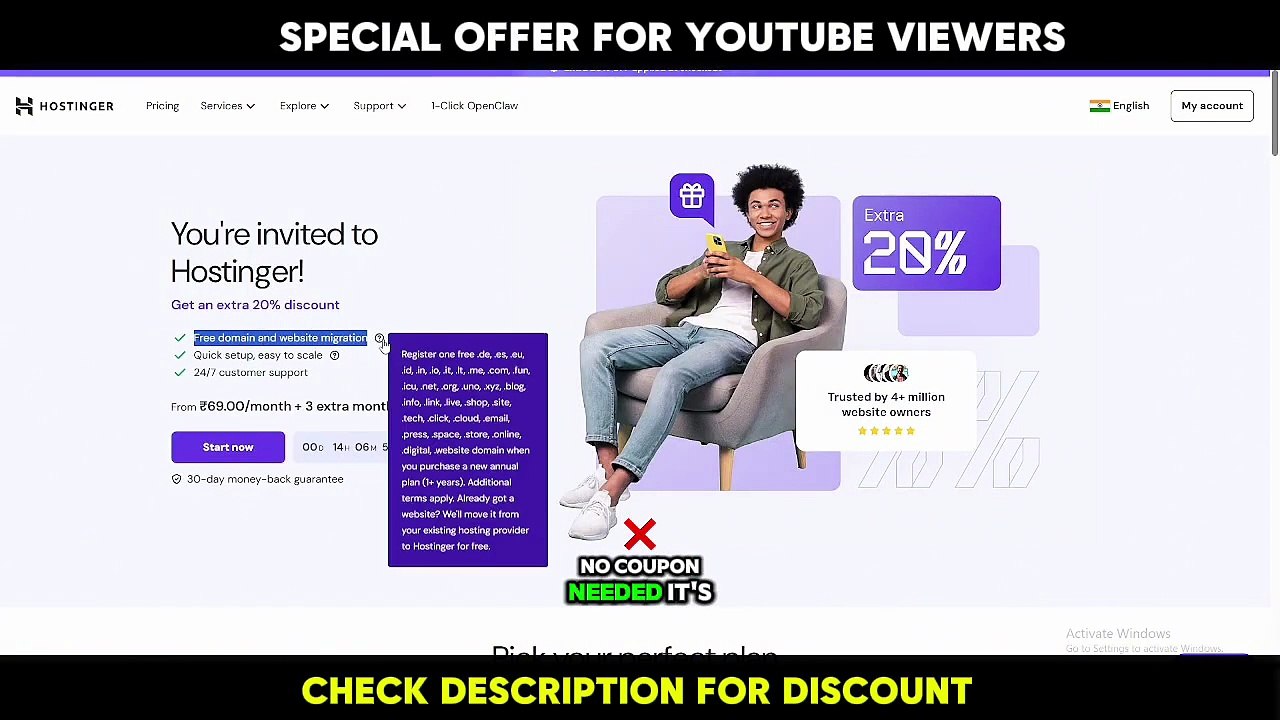 Hostinger Coupon Code 2026: Get 95% OFF & Free Months Now!