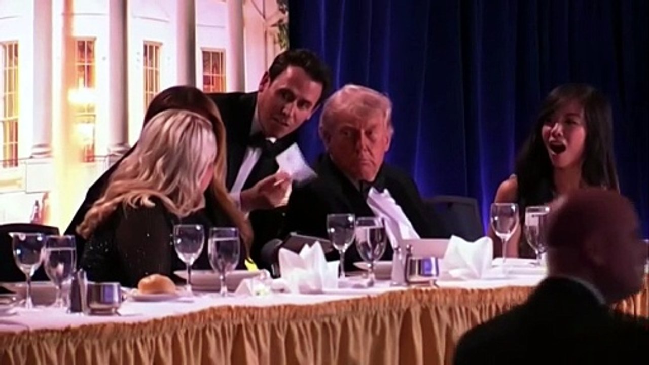 Así fue evacuado Trump en la Cena de Corresponsales