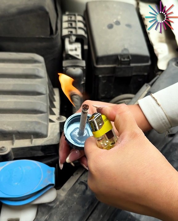 Smoke test trick for fast engine diagnosis🚗💨