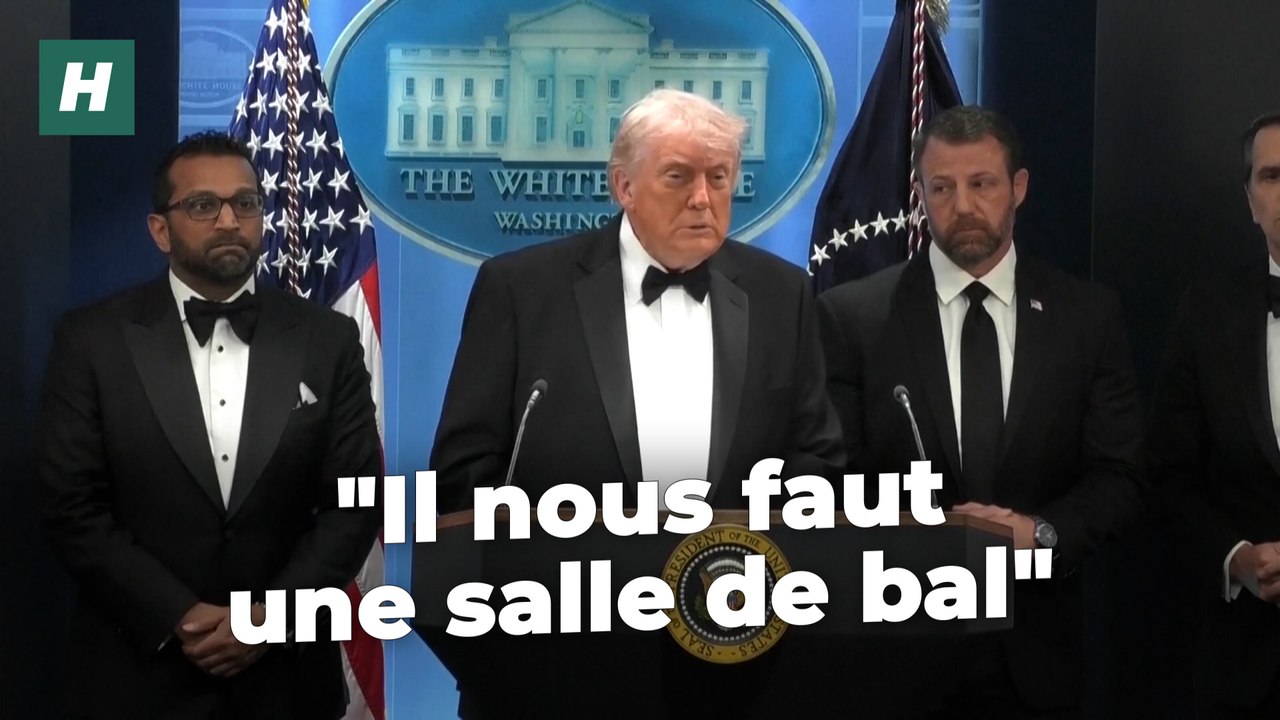 Pour Donald Trump, les tirs à Washington sont la preuve… qu’il a besoin de sa salle de bal