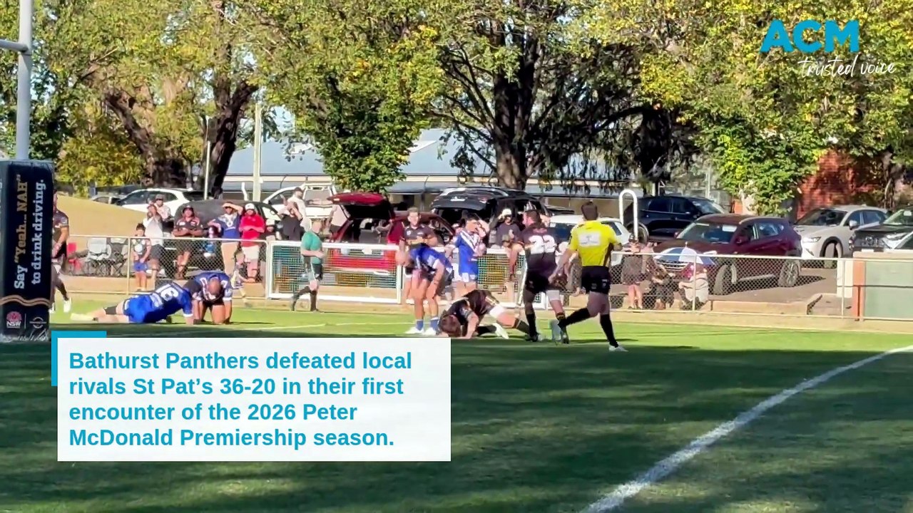 2026 PMP First Grade: Bathurst Panthers v St Pat's (Round 2, April 26)