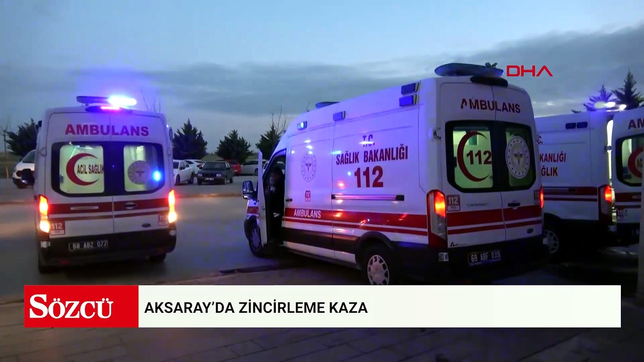 Aksaray’da zincirleme kaza: Yardım için duran araca çarpan otomobil 1 can aldı, 5 yaralı