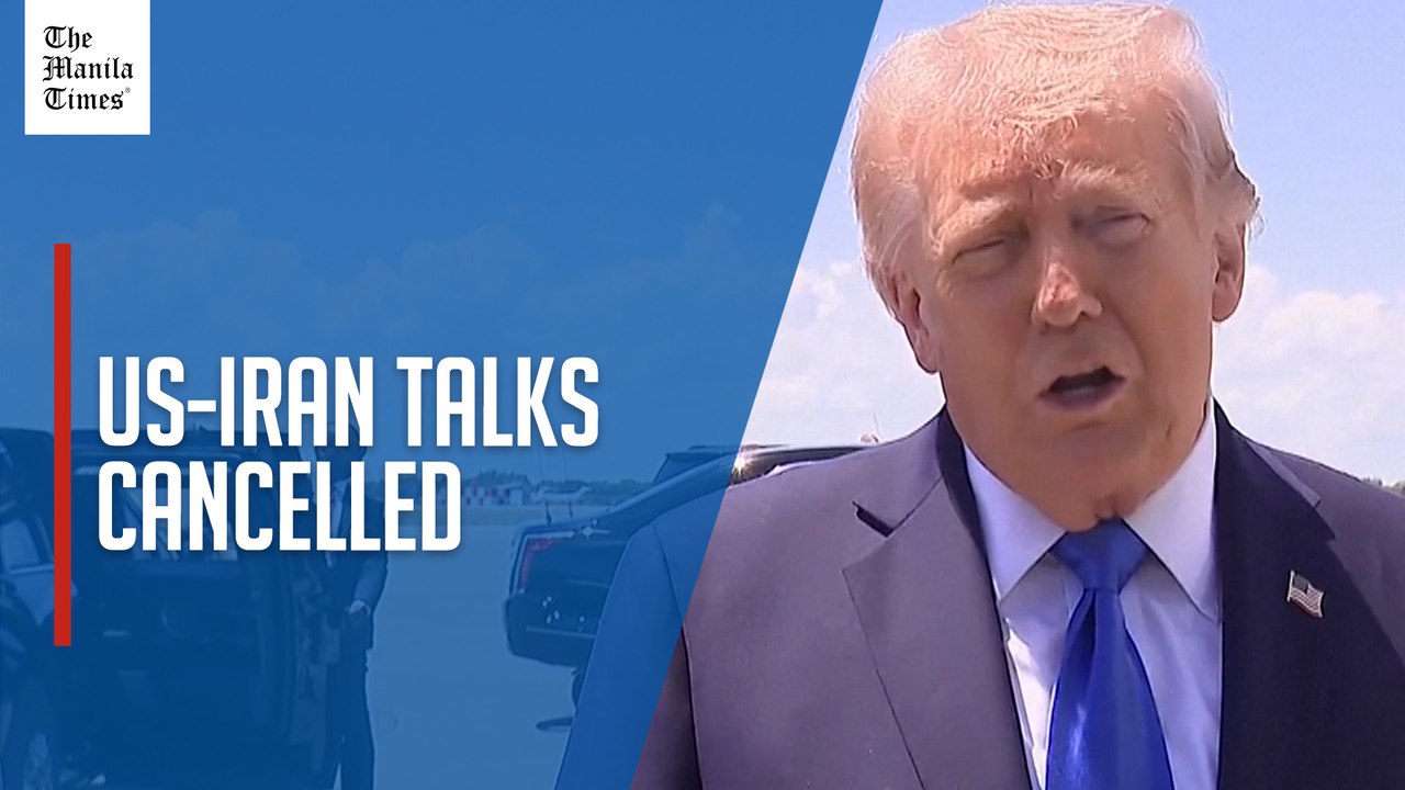 Trump says he canceled talks, says Iran 'can call us anytime they want'