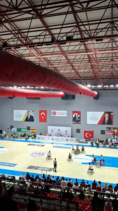 Maç Başladı - Beşiktaş v Club Deportivo Amivel - EuroCup3 Avrupa Tekerlekli Sandalye Basketbol Şampiyonası Final