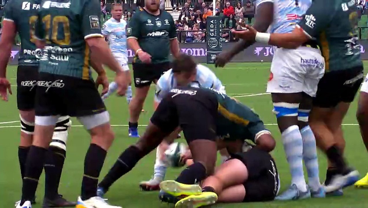TOP 14 - Essai de Léo CARBONNEAU (R92) - US Montauban - Racing 92