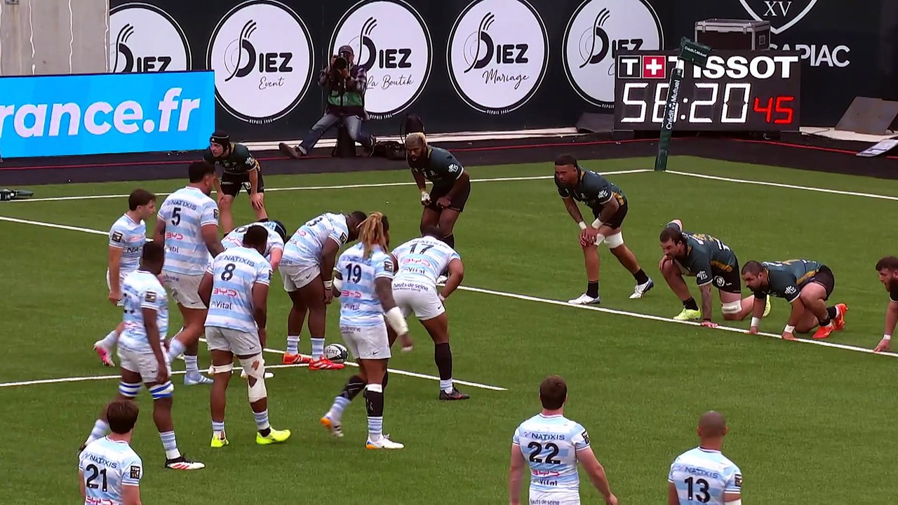 TOP 14 - Essai de Demba BAMBA (R92) - US Montauban - Racing 92