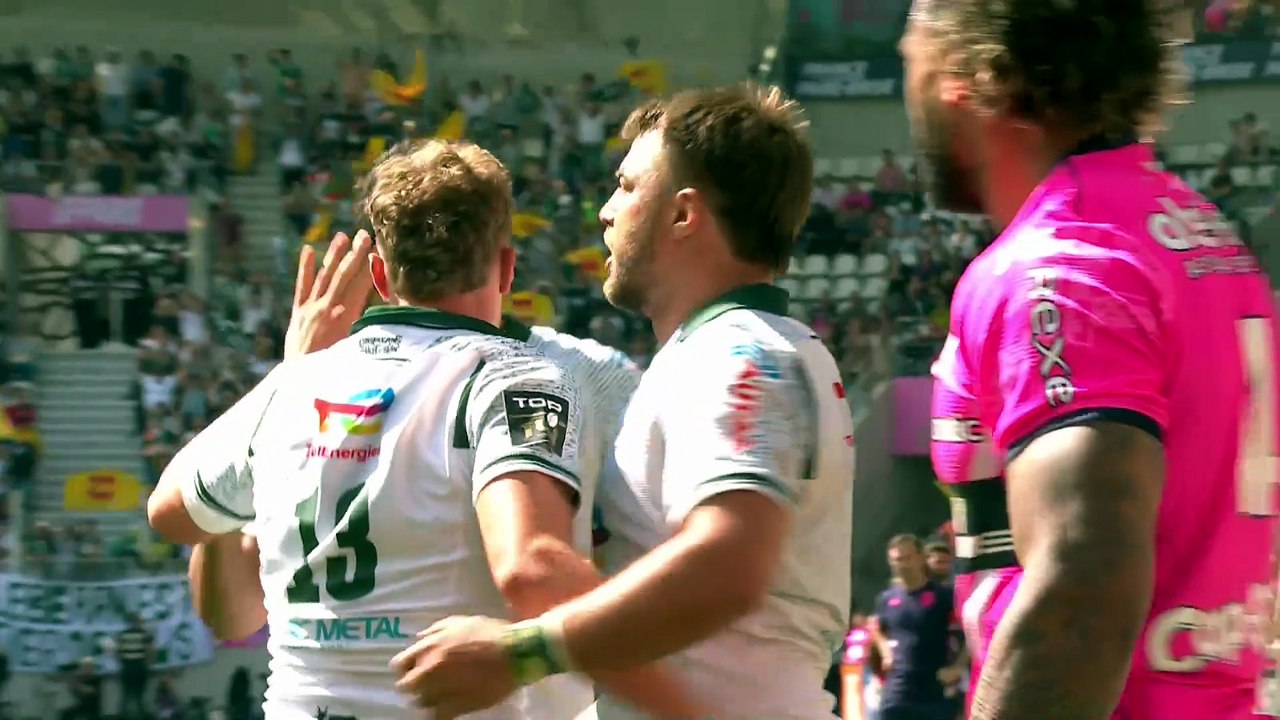 TOP 14 - Essai de Emilien GAILLETON (SP) - Stade Français Paris - Section Paloise