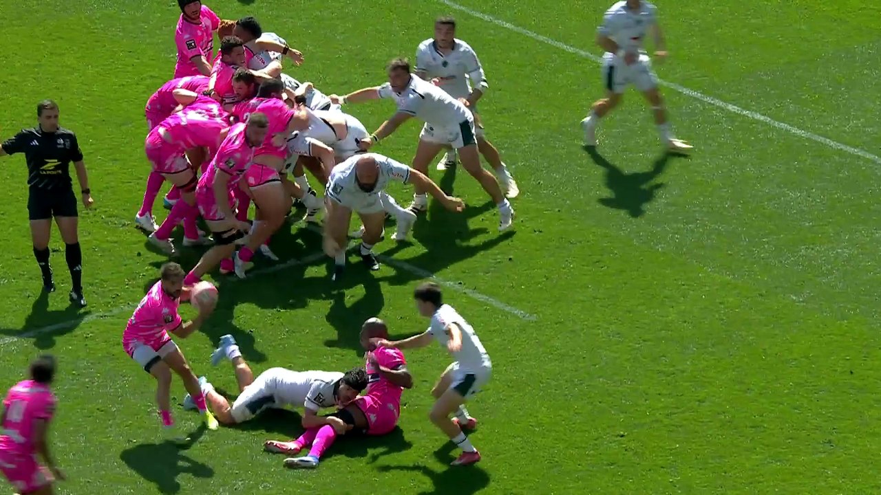 TOP 14 - Essai de Jérémy WARD (SFP) - Stade Français Paris - Section Paloise