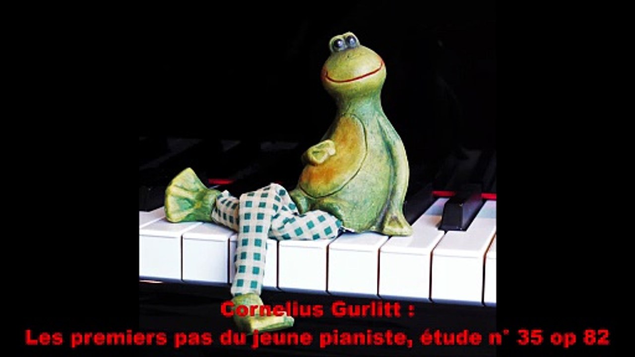 Cornelius Gurlitt : Les premiers pas du jeune pianiste, étude n° 35 op 82