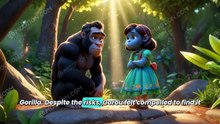 Golden Gorilla'🦍#bedtimestory  for Adventure Fovers