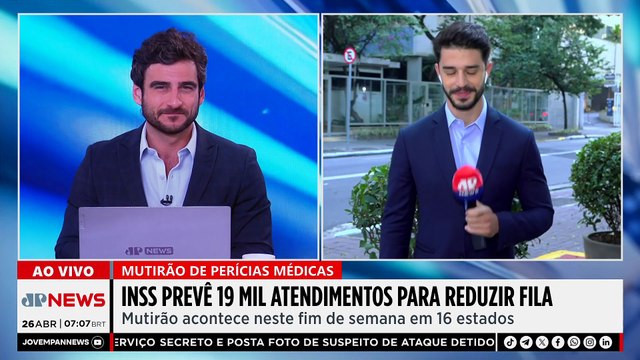 INSS projeta 19 mil atendimentos em mutirão de perícias para reduzir fila de espera
