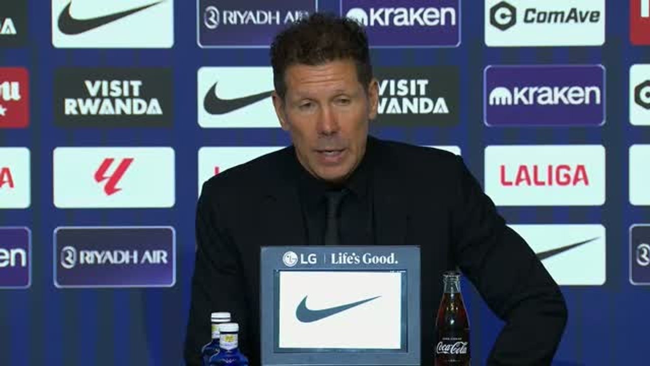 Atlético - Simeone : ''Forcément compliqué contre Arsenal''