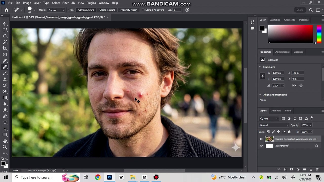 Remove Anything in Seconds! Photoshop Spot Healing Tutorial