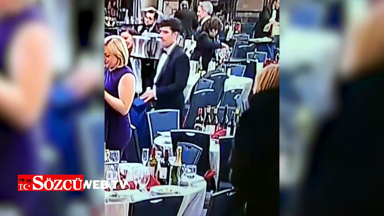 Silah sesleri patlarken salondakiler içki şişelerini çantalarına attı