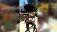Kavgaya müdahale eden esnafa kabusu yaşattılar!