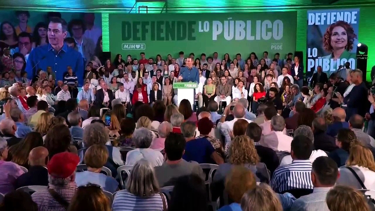 Sánchez defiende "una España que no deja a nadie atrás" y critica los pactos de PP y Vox