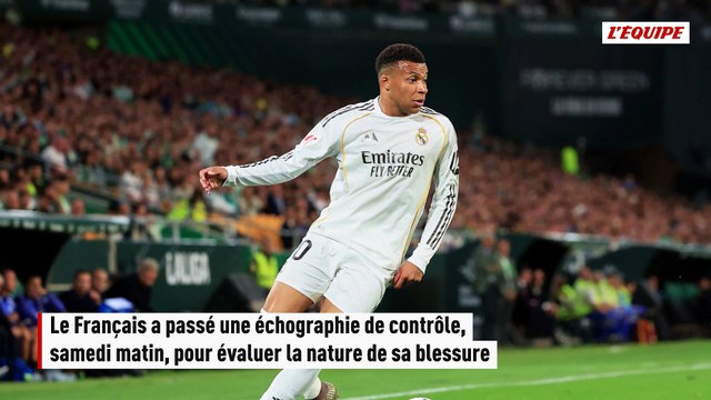 Pas de blessure grave aux ischio-jambiers pour Kylian Mbappé, sorti contre le Betis Séville - Foot - Liga - Real Madrid