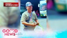 Mani vendor sa bus terminal, sinalubong ng medalya ng kaga-graduate lang na anak | Good News