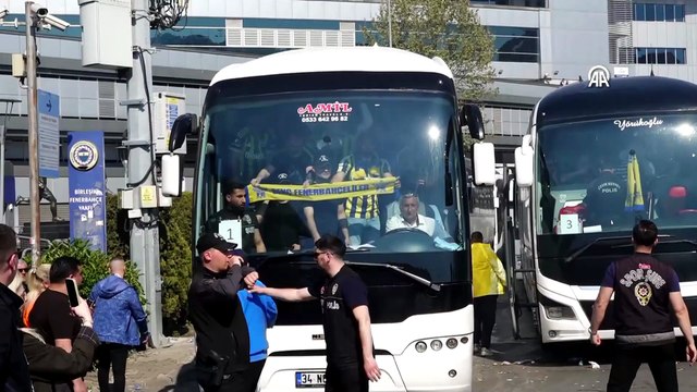Fenerbahçe taraftarı, RAMS Park'a hareket etti | Ajansspor | AA