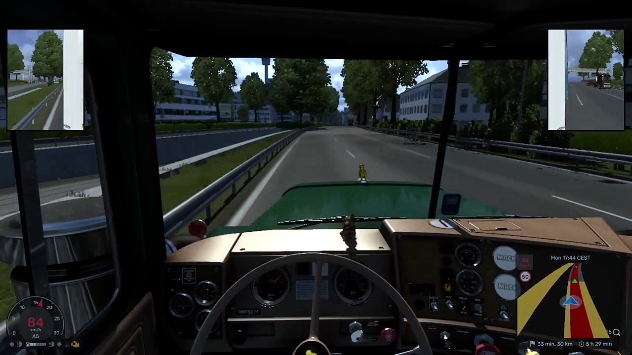 🌞Driving from  Osnabruck to Duisburg, Germany  in ets2. 🚚🚛#shorts