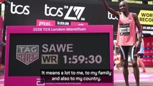 'Something amazing’ - Sawe smashes marathon world record